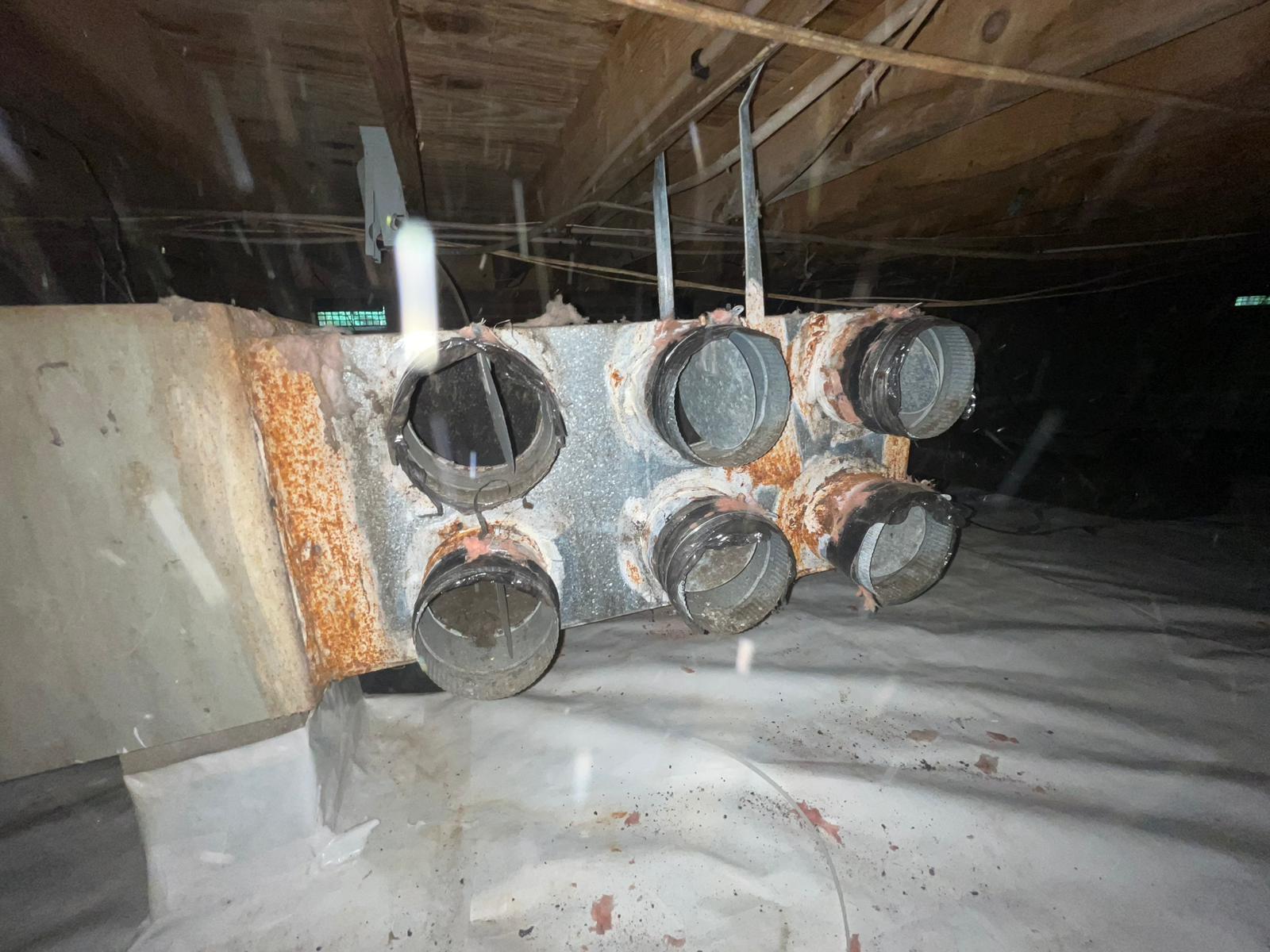 After air duct replacement project