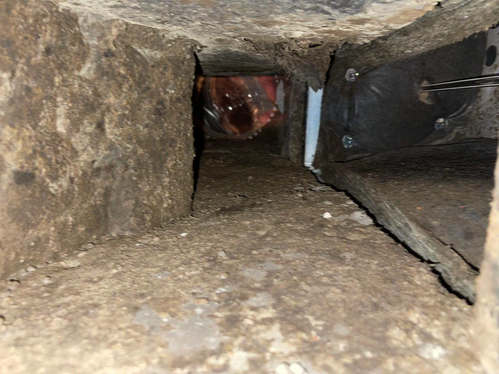 After plenum box cleaning